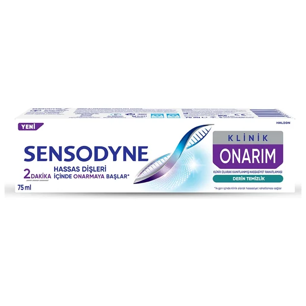 Sensodyne Klinik Onarım Derin Temizlik 75 ml Diş Macunu