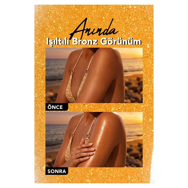 Flormar Golden Glam Shimmer Nemlendirici Etkili Bronz Işıltılı 100 Ml Saç Ve Vücut Yağı - Görsel 3