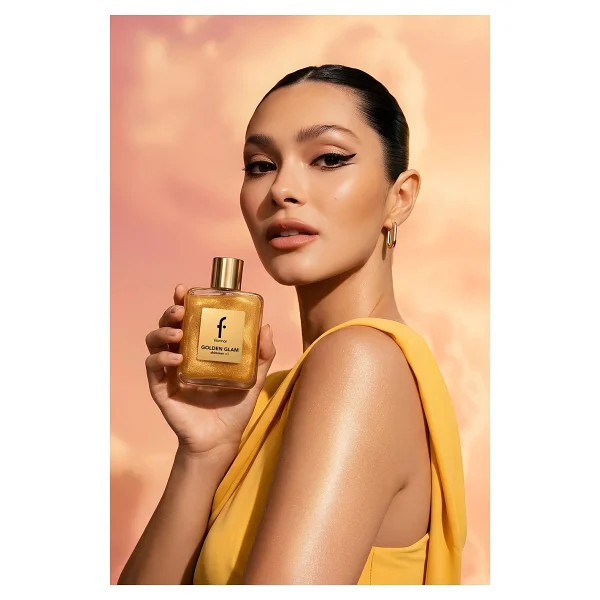 Flormar Golden Glam Shimmer Nemlendirici Etkili Bronz Işıltılı 100 Ml Saç Ve Vücut Yağı - Görsel 5