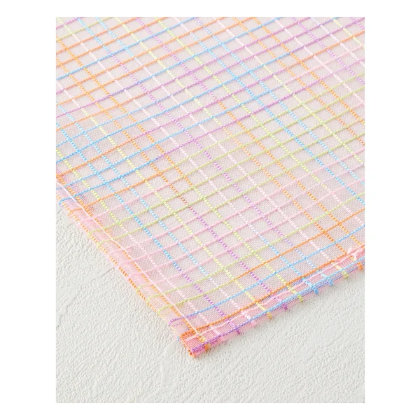 English Home Galaxy Stripes Polyester 4'lü Amerikan Servis 30x45 Cm Pembe - Görsel 3