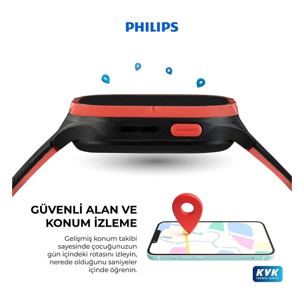 Philips W200a Akıllı Çocuk Saati - Görsel 3