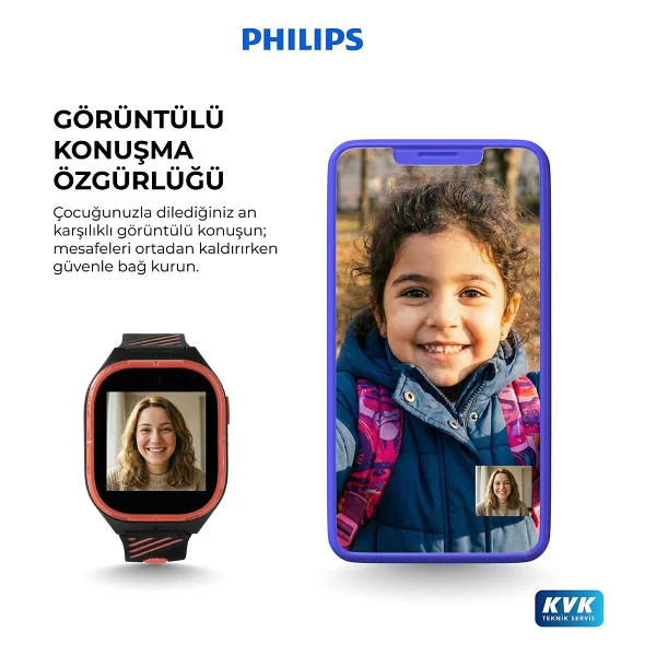 Philips W200a Akıllı Çocuk Saati - Görsel 7