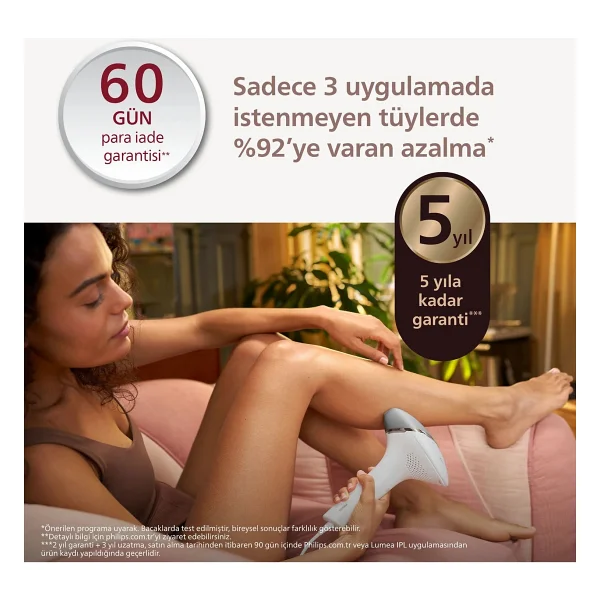 Philips Lumea Brı940/00 Ipl Lazer Epilasyon Aleti - Görsel 3