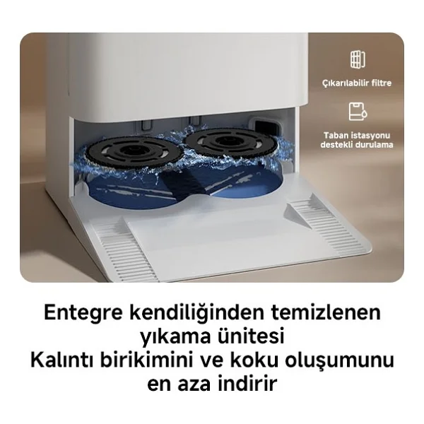 Xiaomi Robot Vacuum H50 Çöp İstasyonlu Akıllı Robot Süpürge - Görsel 7