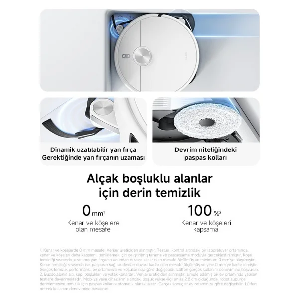 Xiaomi Robot Vacuum H50 Pro Çöp İstasyonlu Akıllı Robot Süpürge - Görsel 4