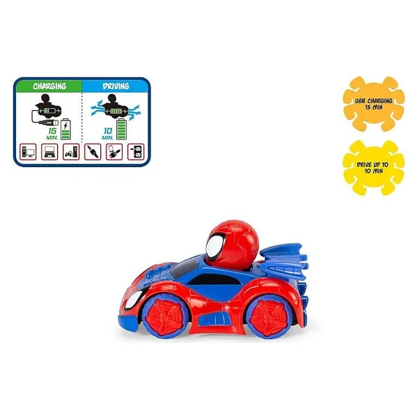 Dickie Rc Spidey Web-Crawler 1:50 Uzaktan Kumandalı Araba 203222006 - Görsel 7