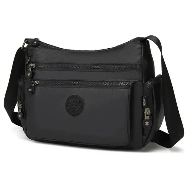 Smart Bags Metalik Kumaş Kadın Postacı Çantası Smart Bags 1115 - Siyah - Görsel 6