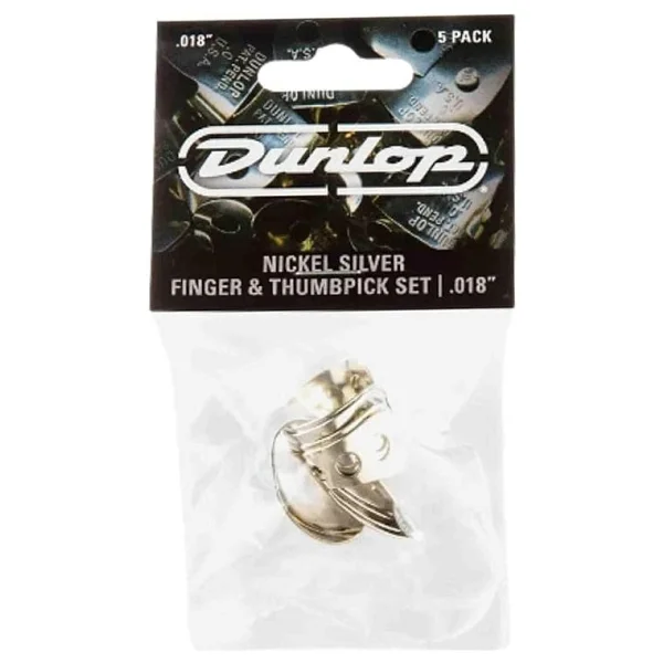 Dunlop Nikel Gümüş Parmak Ve Başparmak Penaları, 0.46 Mm, 5'li Paket - Görsel 4
