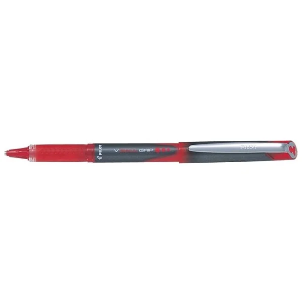 Pilot V-Ball Grip 1.0 mm Kırmızı Roller Kalem - Görsel 8
