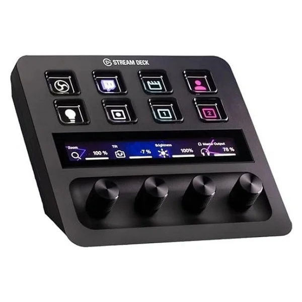 Stream Deck + Xlr - Ses Mikseri Ve Denetleyici, Arka Xlr'den Usb'ye Mikrofon Arayüzü, Podcasting, Yayın, Içerik Oluşturucular, Kadranlar Ve - Görsel 4