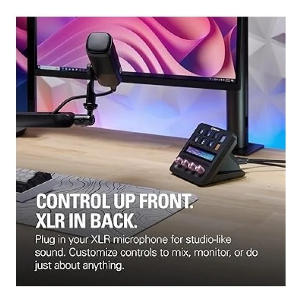 Stream Deck + Xlr - Ses Mikseri Ve Denetleyici, Arka Xlr'den Usb'ye Mikrofon Arayüzü, Podcasting, Yayın, Içerik Oluşturucular, Kadranlar Ve - Görsel 5