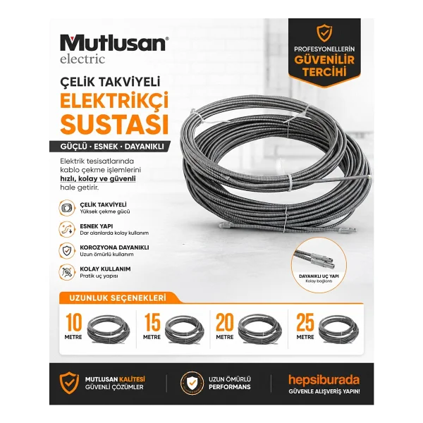 Mutlusan 15m Çelik Susta Takviyeli - Görsel 4