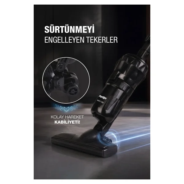 Fantom Magic P 3000 Siyah Dikey Elektrikli Süpürge - Görsel 9