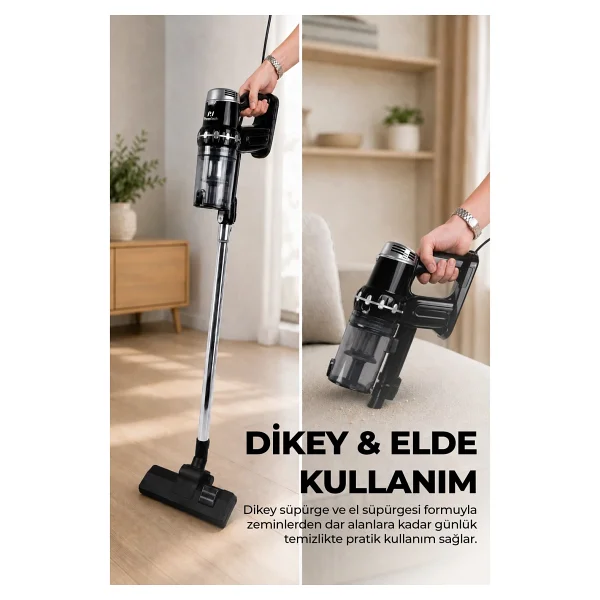 Pirantech Ek200 Dikey Elektrikli Süpürge - Görsel 10