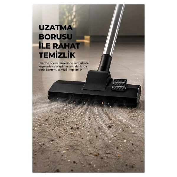 Pirantech EK200 Dikey Elektrikli Süpürge - Görsel 6
