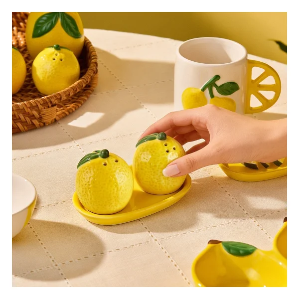 Karaca Lemon 6.5 Cm Tuzluk Biberlik - Görsel 3
