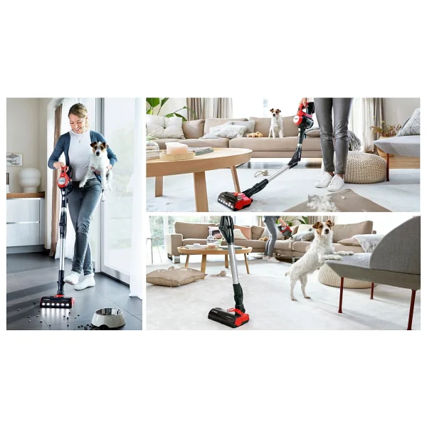 Bosch Unlimited 7 Proanimal Red Bcs711pet Şarjlı Dikey Süpürge - Görsel 6