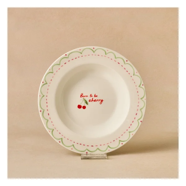Karaca Cherry Time 20 Cm Çukur Tabak - Görsel 2