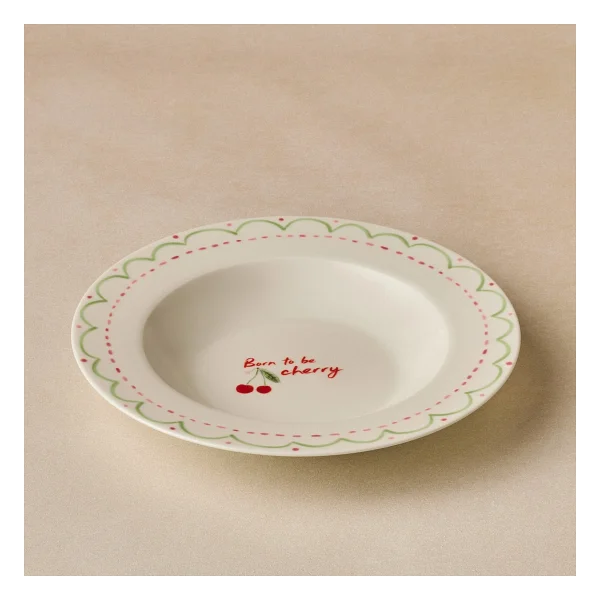 Karaca Cherry Time 20 Cm Çukur Tabak - Görsel 4