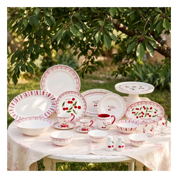 Karaca Cherry Time 20 Cm Çukur Tabak - Görsel 6
