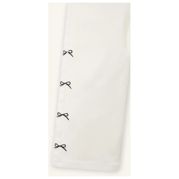 Defacto Wide Leg Fiyonk Nakışlı Gabardin Pantolon Kız Bebek G8150a526sp - Beyaz-Wt34 - 18 - 24 Ay - Görsel 2