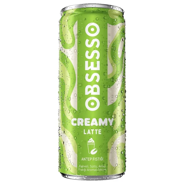 Obsesso Creamy Antep Fıstığı Latte 250 Ml X 8 Adet - Görsel 2