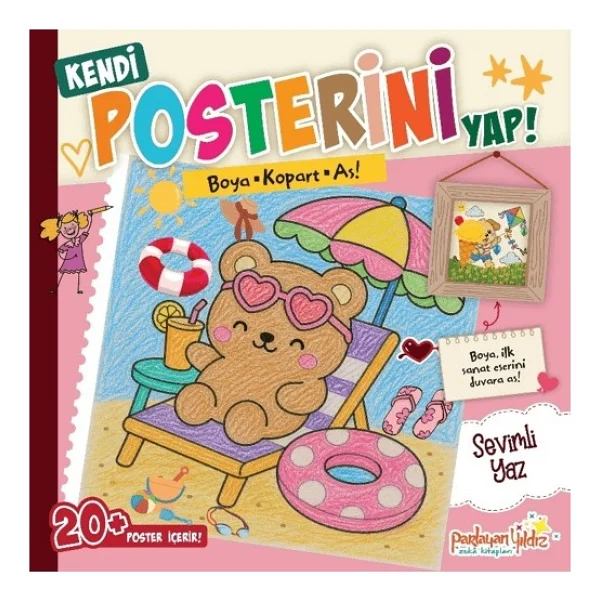 Kendi Posterini Yap! - Boya Kopart As! - Sevimli Yaz - Kolektif - Görsel 3