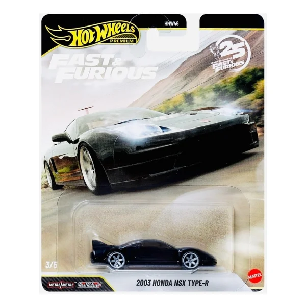 Hot Wheels Premium Series Fast And Furious 25. Yıl 2003 Honda Nsx Type-R Hnw46-Jhw75 - Görsel 4