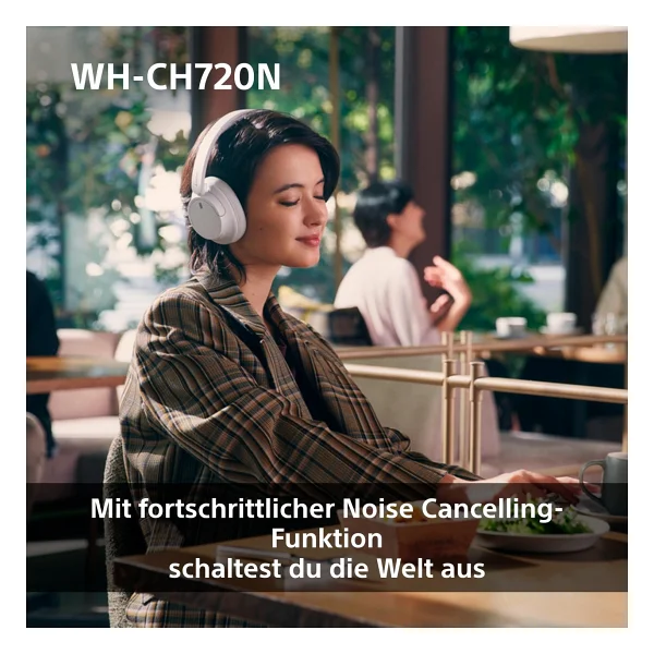 Sony Wh-Ch720n Mavi Kulak Üstü Bluetooth Kulaklık - Görsel 4