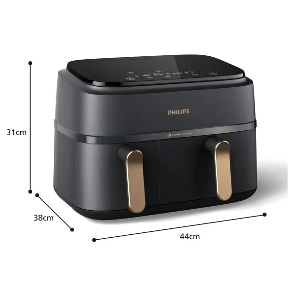 Philips Airfryer 3000 Serisi Na352/00 9 Lt Yağsız Fritöz - Görsel 2