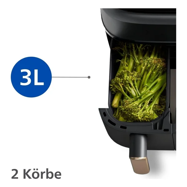 Philips Airfryer 3000 Serisi Na352/00 9 Lt Yağsız Fritöz - Görsel 3