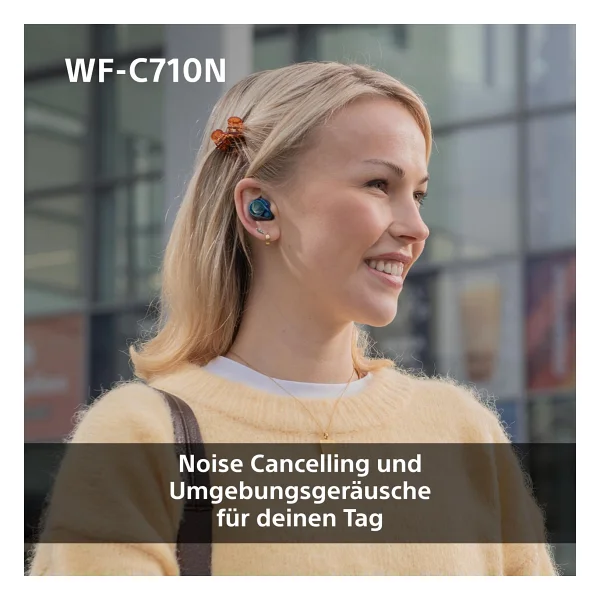 Sony Wf-C710nl ANC TWS Mavi Kulak İçi Bluetooth Kulaklık - Görsel 3