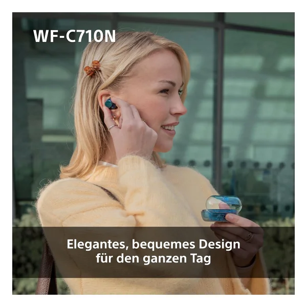 Sony Wf-C710nl ANC TWS Mavi Kulak İçi Bluetooth Kulaklık - Görsel 5