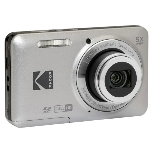 Kodak Pixpro Fz55 Friendly Zoom Gümüş Dijital Fotoğraf Makinesi - Görsel 3