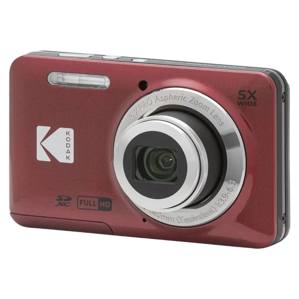 Kodak Pixpro Fz55 Friendly Zoom Kırmızı Dijital Fotoğraf Makinesi - Görsel 5