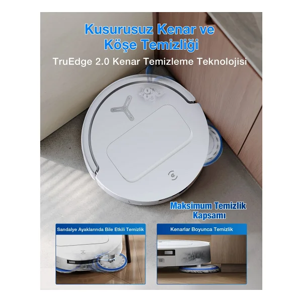 Ecovacs Deebot T50s Omni Çöp İstasyonlu Akıllı Robot Süpürge - Görsel 4