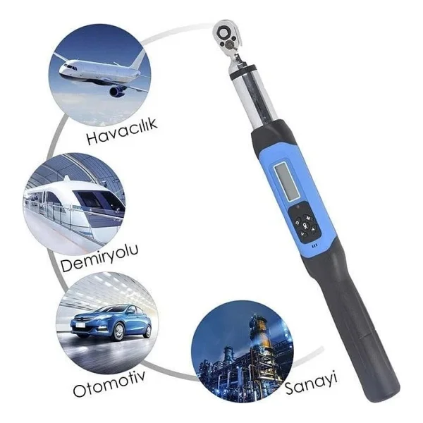 Loyka Awj3-85 Cırcır Başlı Dijital Torkmetre 85nm - Görsel 2