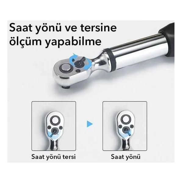 Loyka Awj3-85 Cırcır Başlı Dijital Torkmetre 85nm - Görsel 4