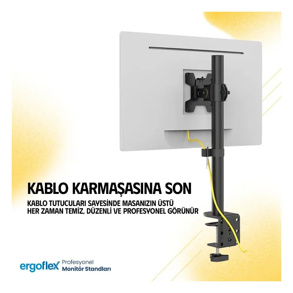 Ergoflex Ef61 13-32 İnç Tek Kollu Monitör Standı - Görsel 4