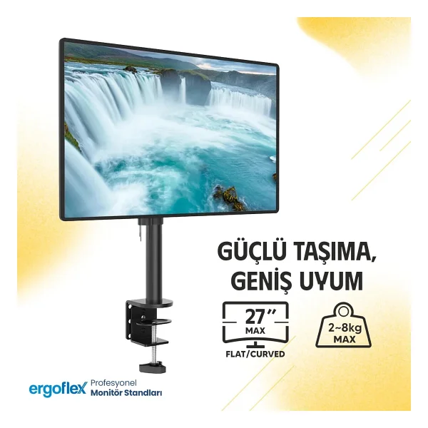 Ergoflex Ef61 13-32 İnç Tek Kollu Monitör Standı - Görsel 5