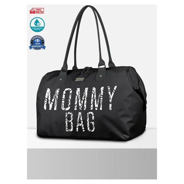Stylo Mommy Bag Usa Siyah Anne Bebek Bakım Çantası - Görsel 6