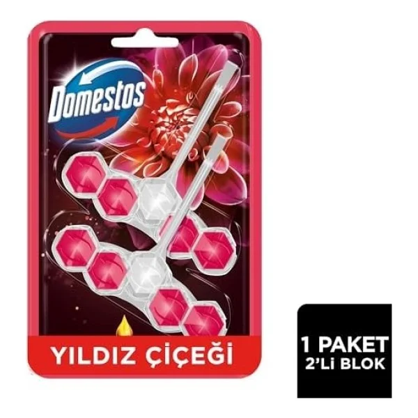 Domestos Wc Block Aroma Yıldız Çiçeği 2 X 50g - Görsel 4