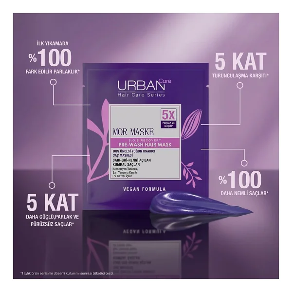 Urban Care Mor Duş Öncesi 50 Ml Saç Maskesi - Görsel 4