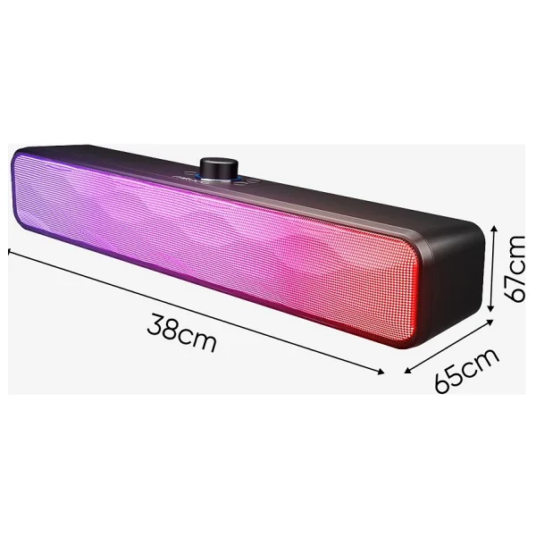 Mikado Md-Sbt31 10 W RGB Siyah Soundbar - Görsel 7