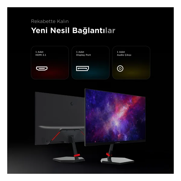 Rampage Raven Rv27r240f 27" 1 Ms Full HD Ips 240 Hz Oyuncu Monitörü - Görsel 5
