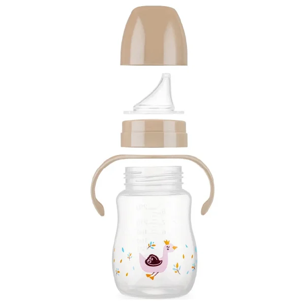 Babyjem Damlatmayan Suluk Alıştırma Bardağı 250 ml Vizon - Bej - Görsel 4