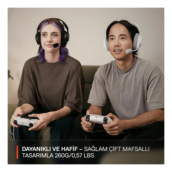 Steelseries Arctis Nova 3 Siyah Kablosuz Kulak Üstü Oyuncu Kulaklığı - Görsel 5