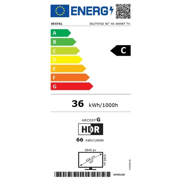 Vestel 50ut9760 4K Ultra HD 50" 127 Ekran Uydu Alıcılı Smart LED TV - Görsel 9