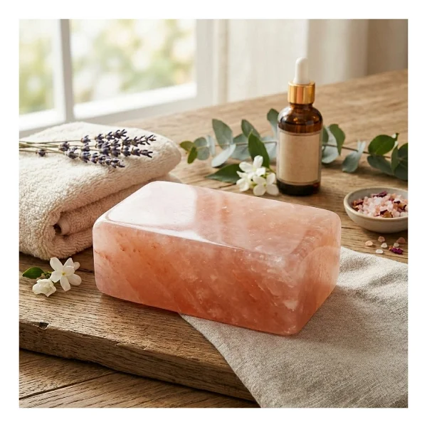 Hanzade Bitkisel Himalaya Tuz Sabunu 300-350 Gr Zengin Mineralli Doğal Saf Pembe Himalaya Kaya Tuzu Sabunu - Görsel 4