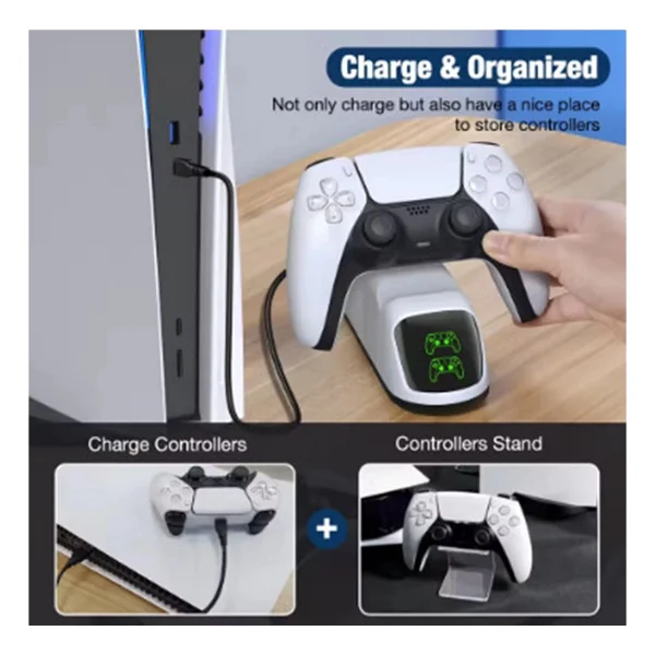 PS5 Dualsense Şarj Istasyonu Playstation 5 Uyumlu Charging Station - Görsel 9